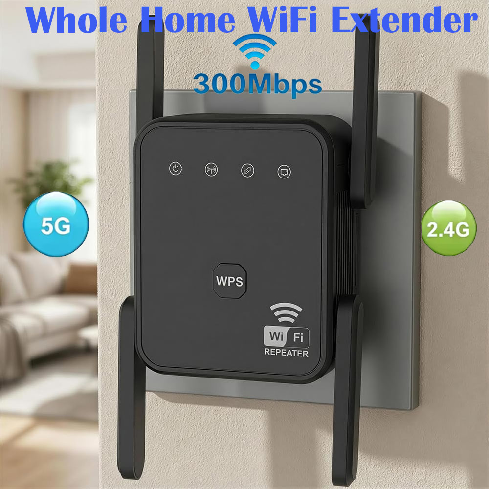 Smart Home Network - Nouveau Répéteur WiFi 2026 300 Mbps