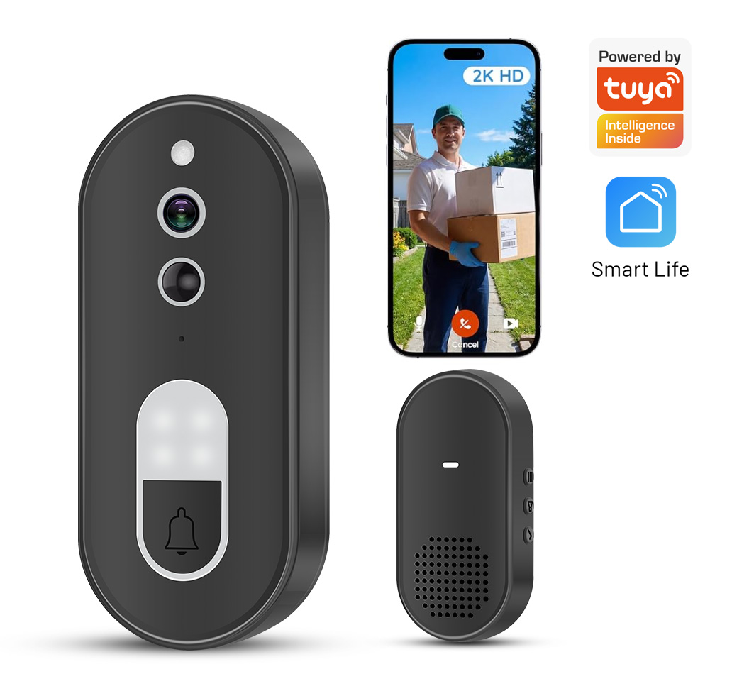 Smart Home Cctv Camera - Sonnette vidéo sans fil WiFi Tuya