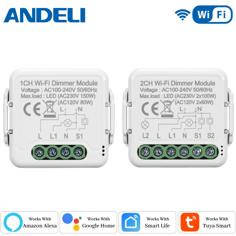 Smart Home Appliances - Module d'interrupteur intelligent Wi-Fi DIY, compatible