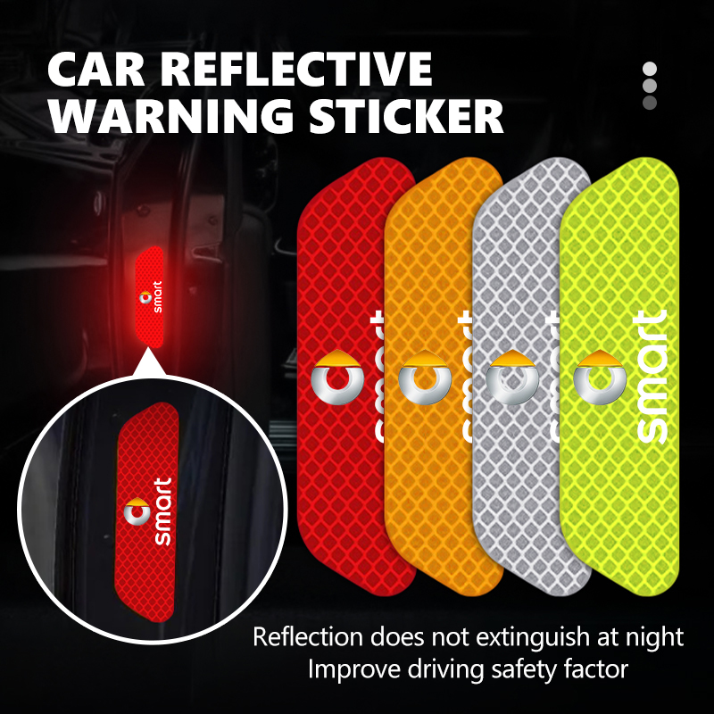 Smart Home Logo - Autocollants pour portes de voiture, bande