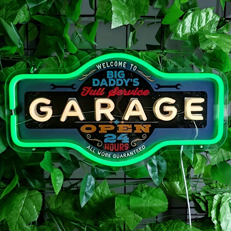 Smart Home Poster - Enseigne au néon LED pour Garage
