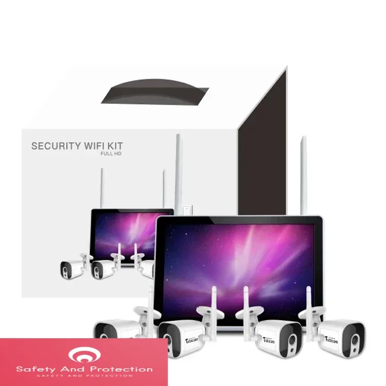 Smart Home Cctv Camera - Kit NVR Wi-Fi intelligent TUYA 4CH