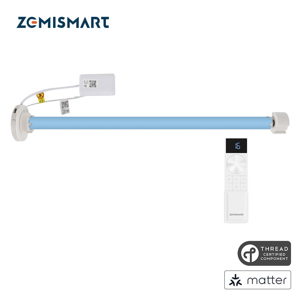 Smart Home Orvibo - Moteur de store enrouleur rechargeable Zemismart