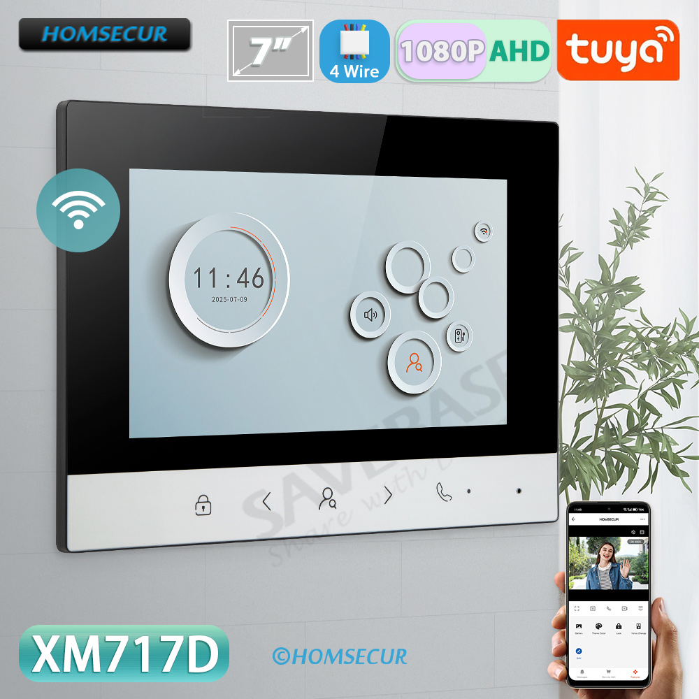 Smart Home Network - Moniteur intérieur intelligent Tuya WIFI avec