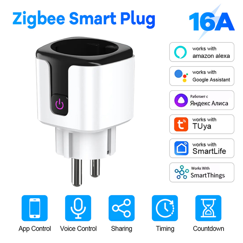 Smart Home Registration - Zigbee prise intelligente 16A 20A prise