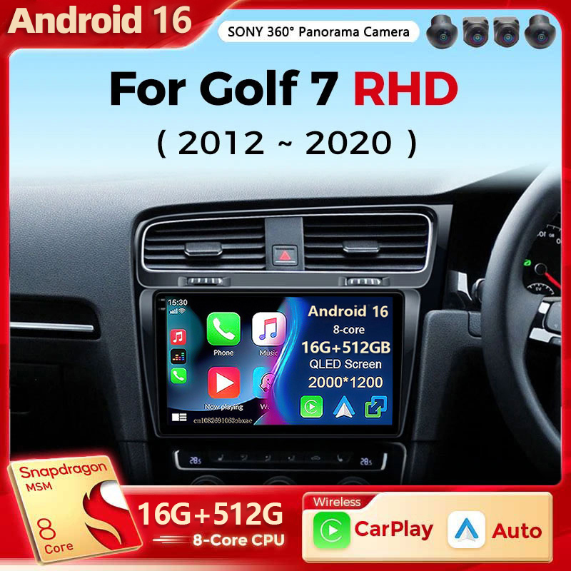 Smart Home Orvibo - Autoradio Android 16 pour Volkswagen VW