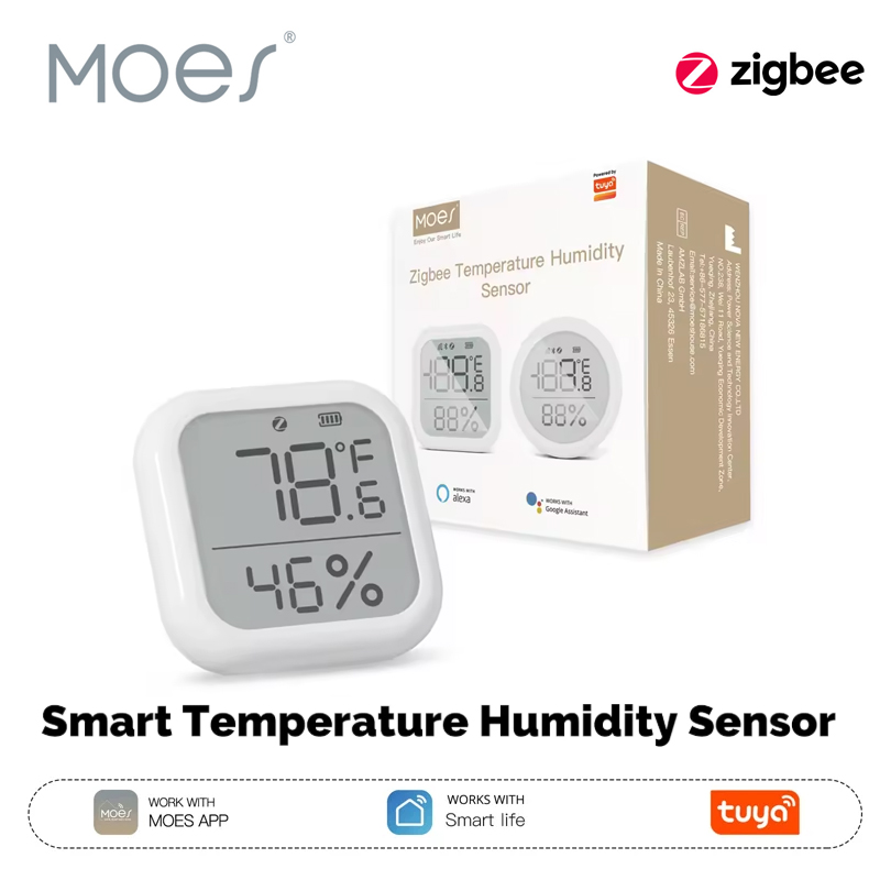 Smart Home Registration - Capteur de température et d'humidité intelligent