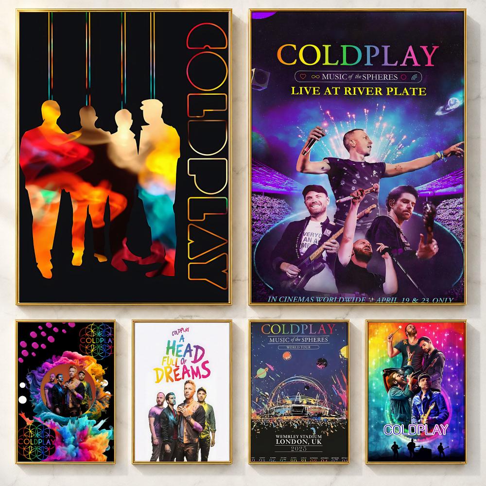 Smart Home Poster - Affiche artistique autocollante Smart Band C-ColdplayS,