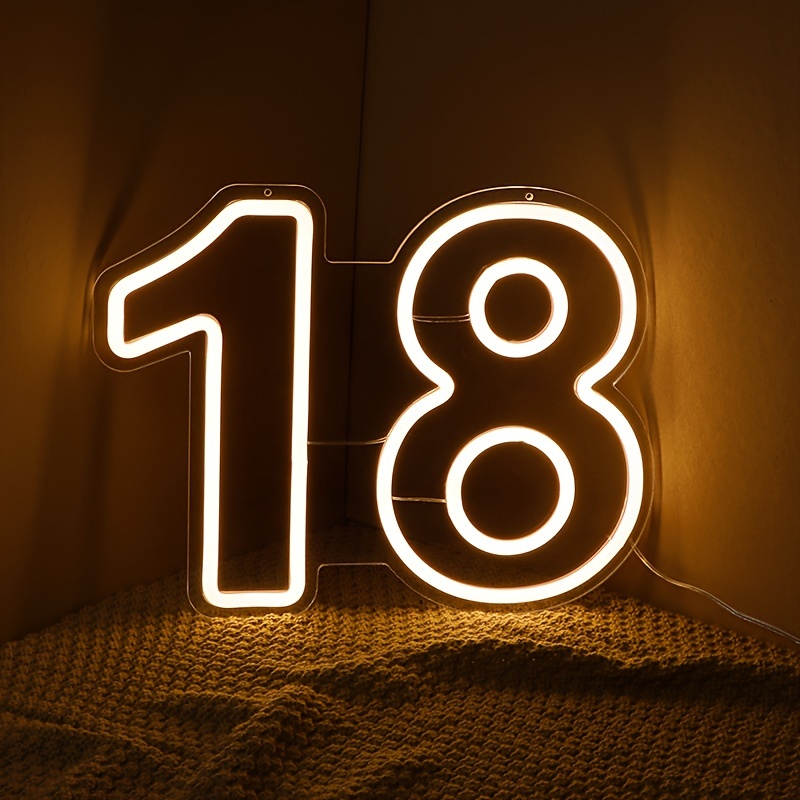 Smart Home Poster - Enseigne lumineuse LED néon avec le