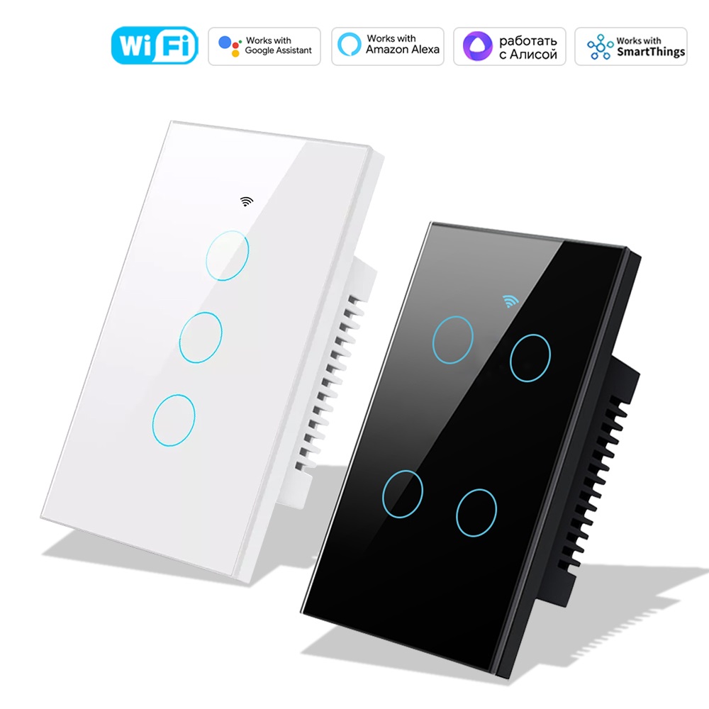 Smart Home Design - Interrupteur mural tactile intelligent Wi-Fi +