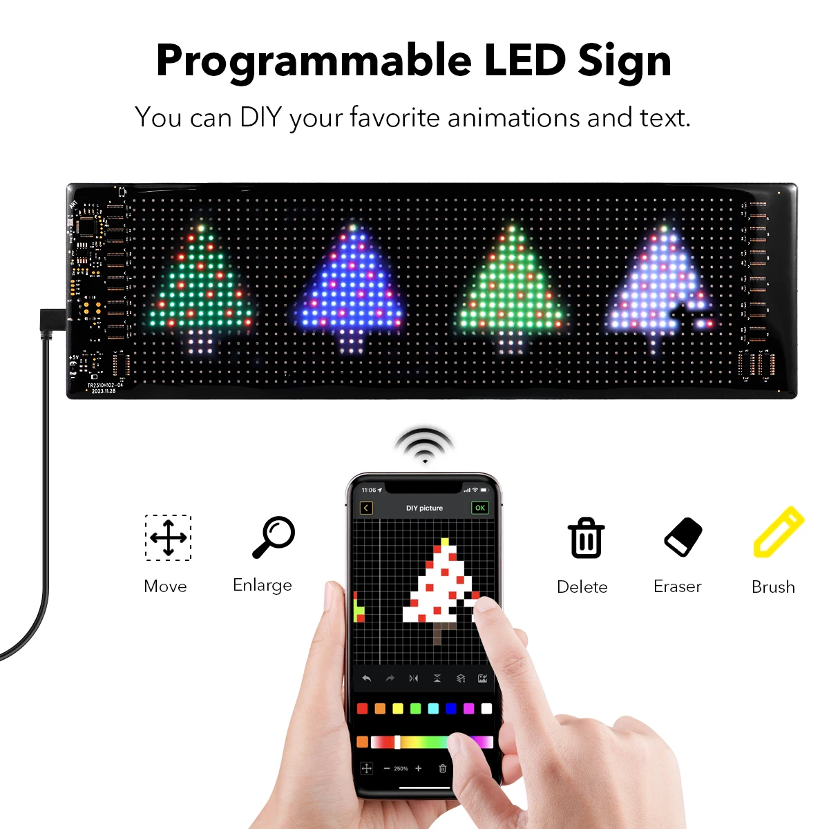 Camion voiture diable oeil LED - Smart Home Logo avis et prix