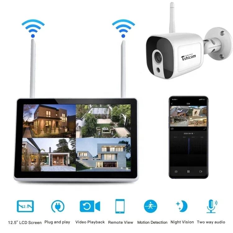 Kit NVR Wi-Fi intelligent TUYA - Smart Home Cctv Camera avis et prix