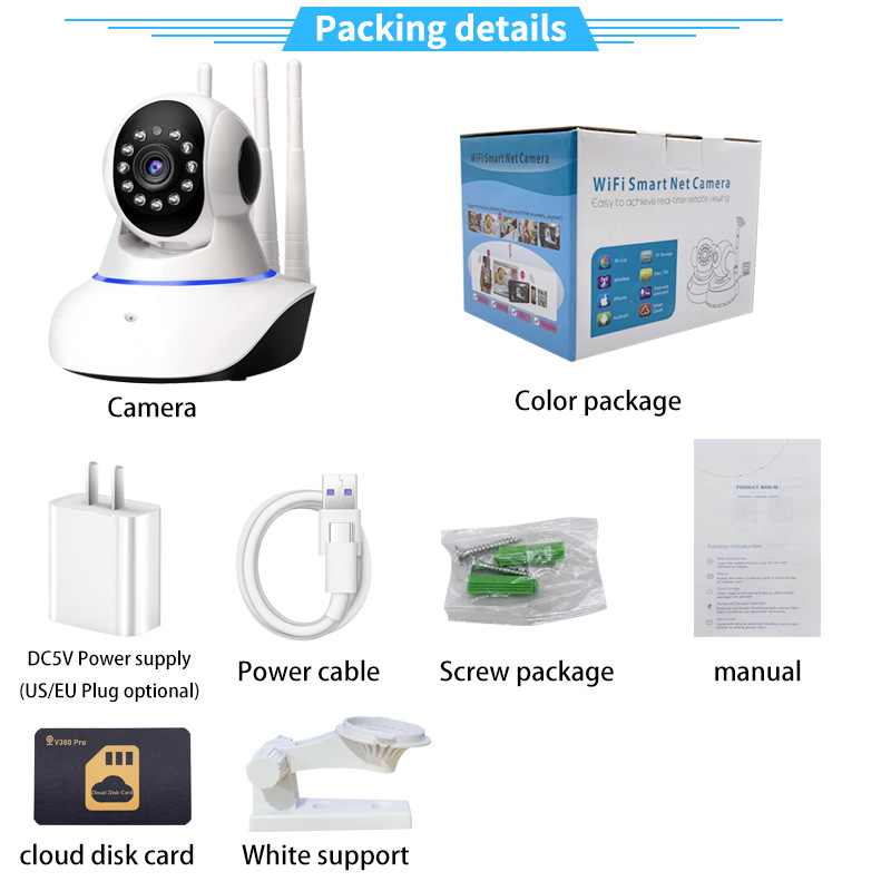 Saikiot V380 Pro WIFI caméra b - Smart Home Cctv Camera avis et prix