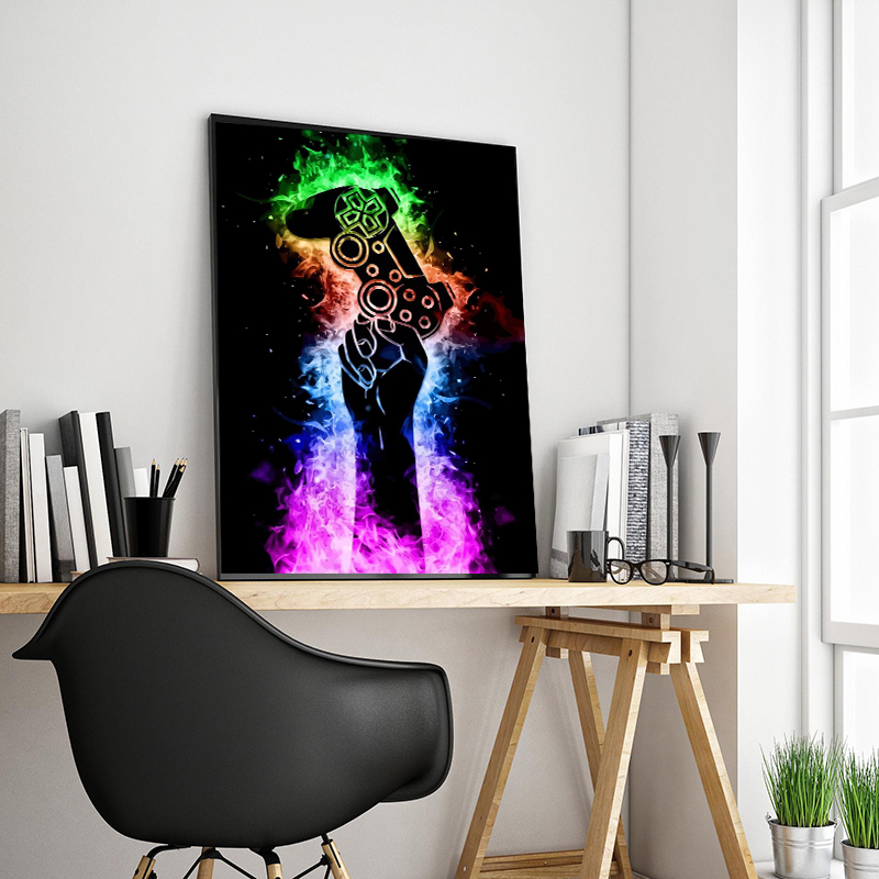 Affiche murale de jeu colorée  - Smart Home Poster avis et prix