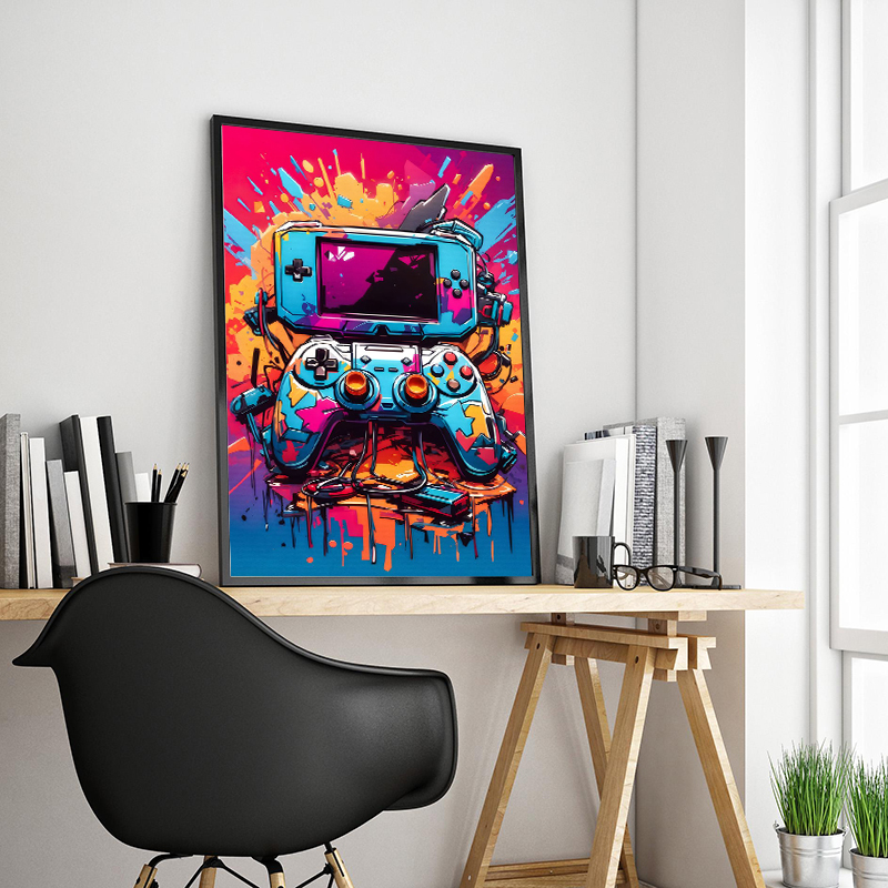 Affiche murale de jeu colorée  - Smart Home Poster avis et prix