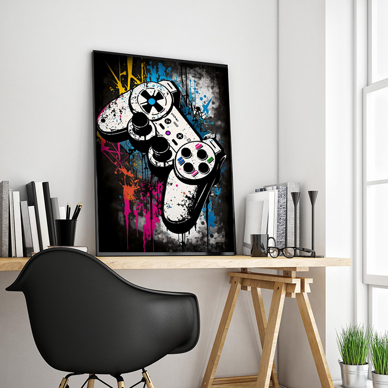 Affiche murale de jeu colorée  - Smart Home Poster avis et prix