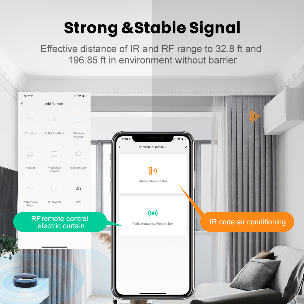 Tuya IR RF 433/315 télécommand - Smart Home Orvibo avis et prix