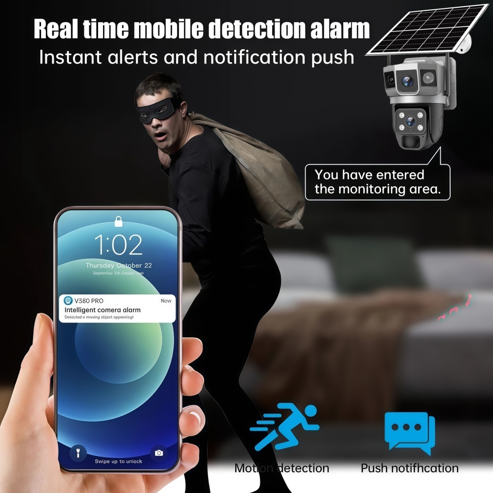Caméra de surveillance solaire - Smart Home Cctv Camera avis et prix