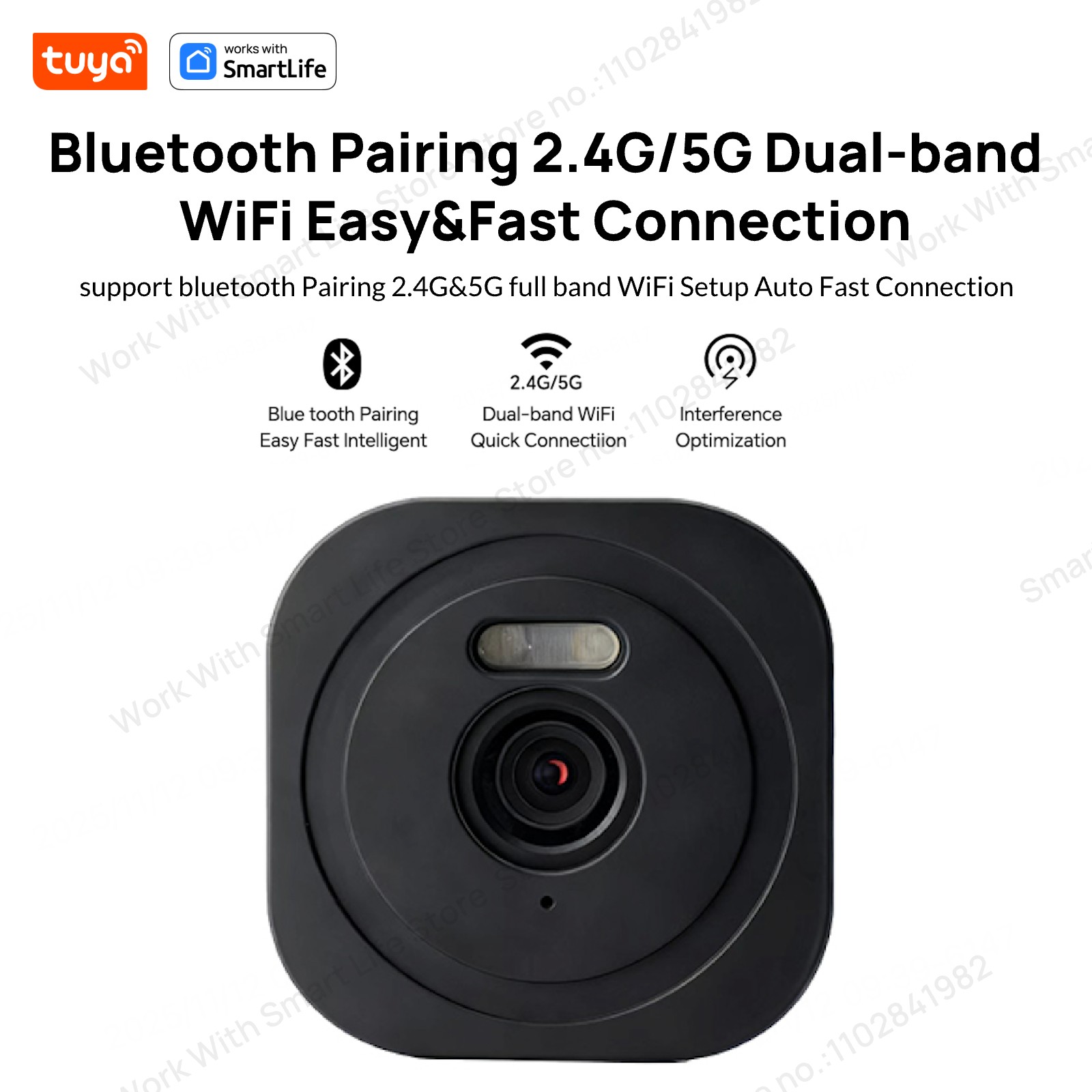 Caméra de fenêtre Tuya 3MP 2K, - Smart Home Cctv Camera avis et prix