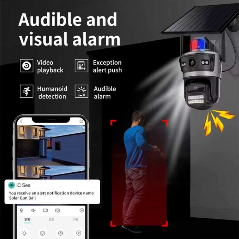 Caméra de surveillance solaire - Smart Home Cctv Camera avis et prix