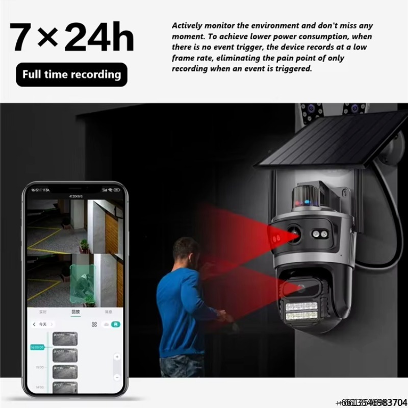 Caméra de surveillance solaire - Smart Home Cctv Camera avis et prix