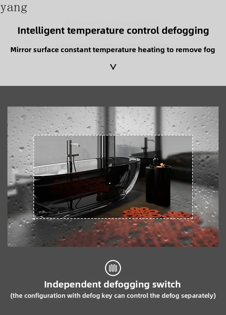 Miroir de salle de bain mural  - Smart Home Login avis et prix