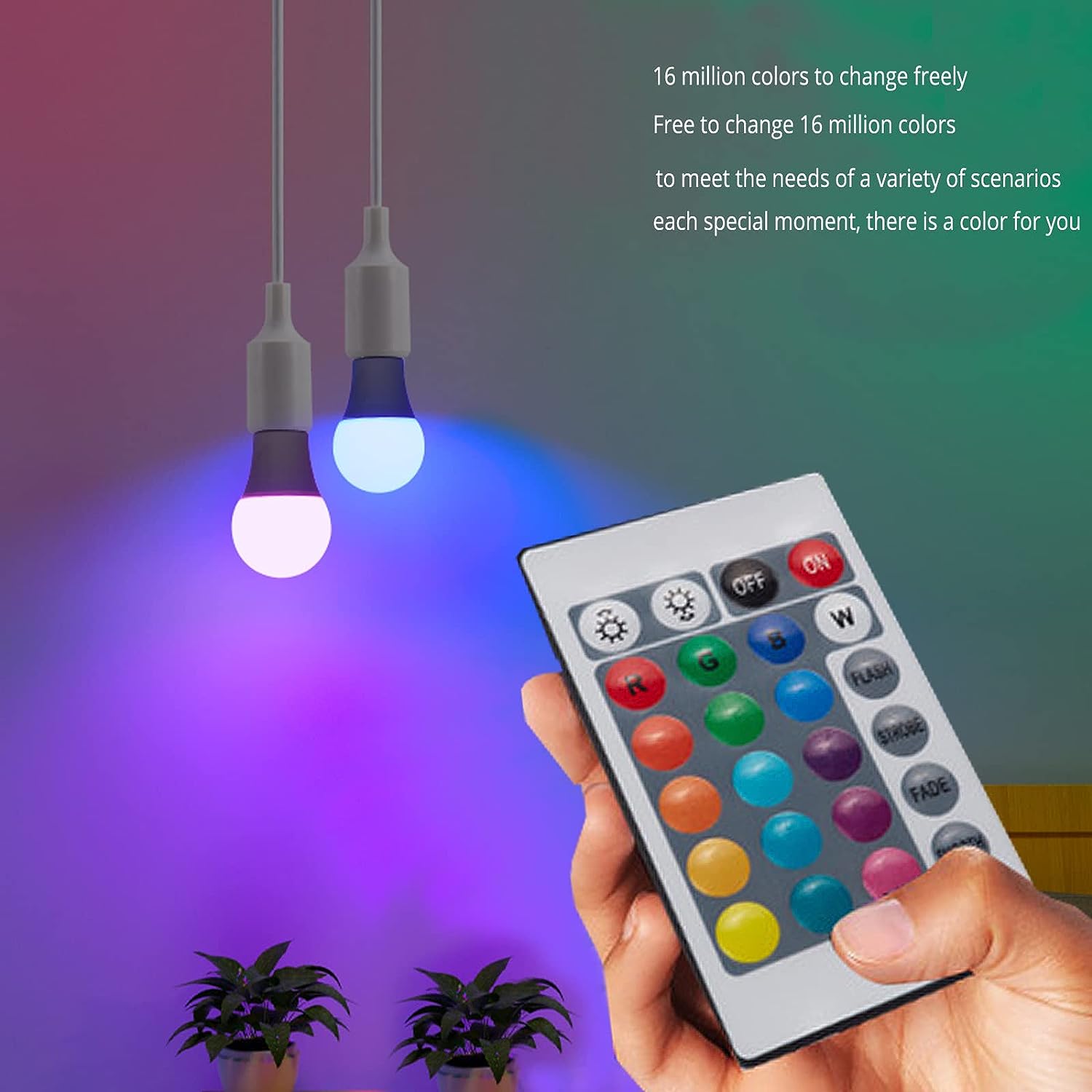 Ampoule LED E27 220V 16 couleu - Smart Bulb avis et prix
