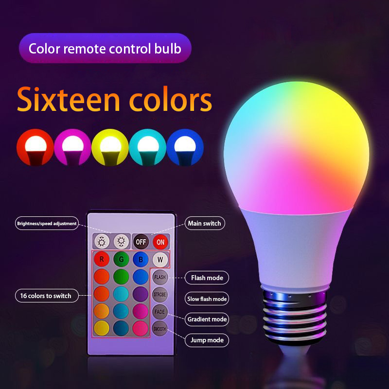 Ampoule LED E27 220V 16 couleu - Smart Bulb avis et prix