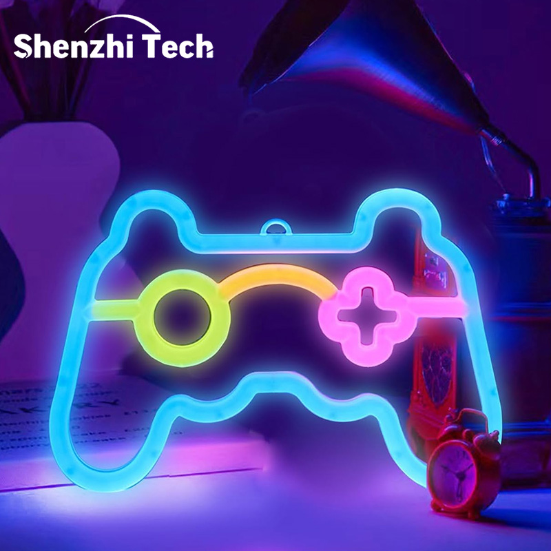 Enseigne néon LED pour manette - Smart Home Poster avis et prix