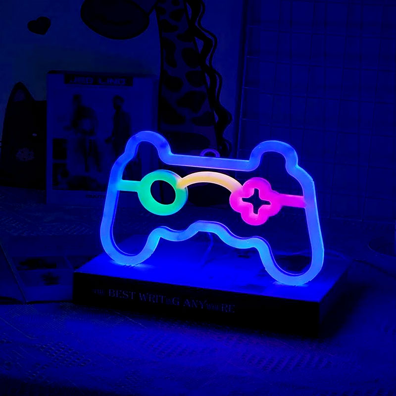 Enseigne néon LED pour manette - Smart Home Poster avis et prix