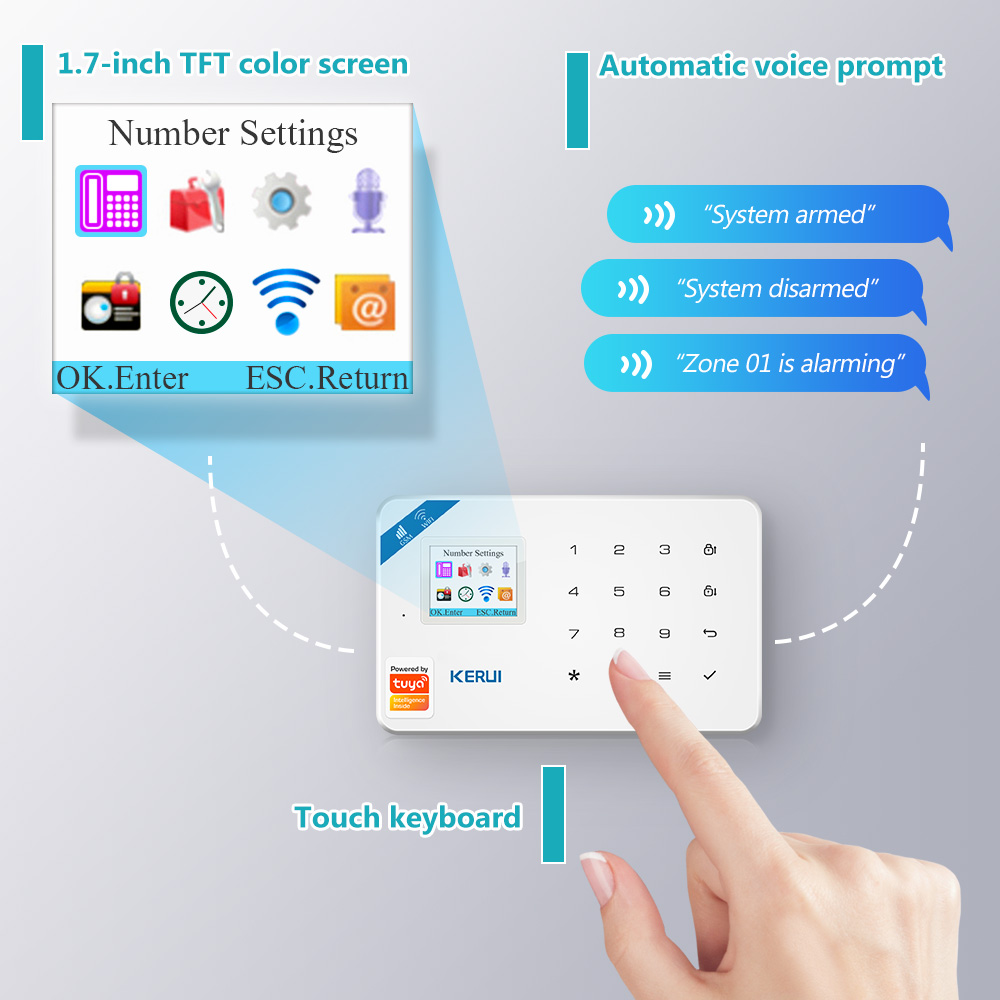 KERUI W181 système d'alarme sé - Smart Home Cctv Camera avis et prix