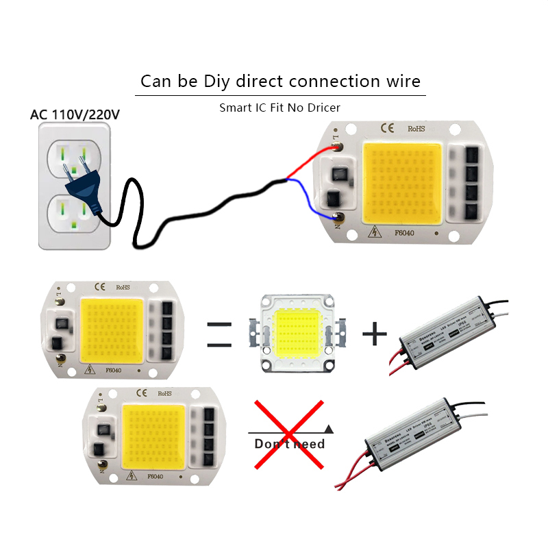 Perle de puce LED COB, 3000K,  - Smart Bulb avis et prix