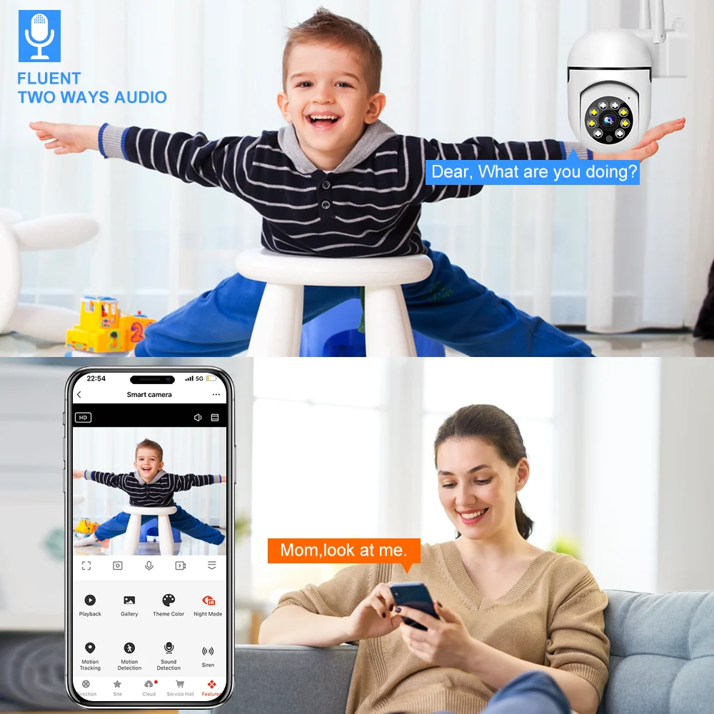 Caméra intérieure WiFi Tuya Sm - Smart Home Cctv Camera avis et prix