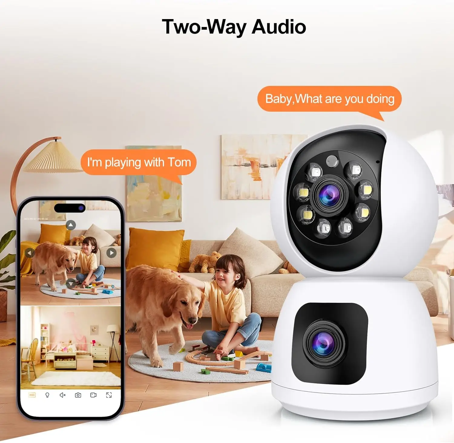 Tuya 4K 8MP HD WiFi caméra int - Smart Home Cctv Camera avis et prix