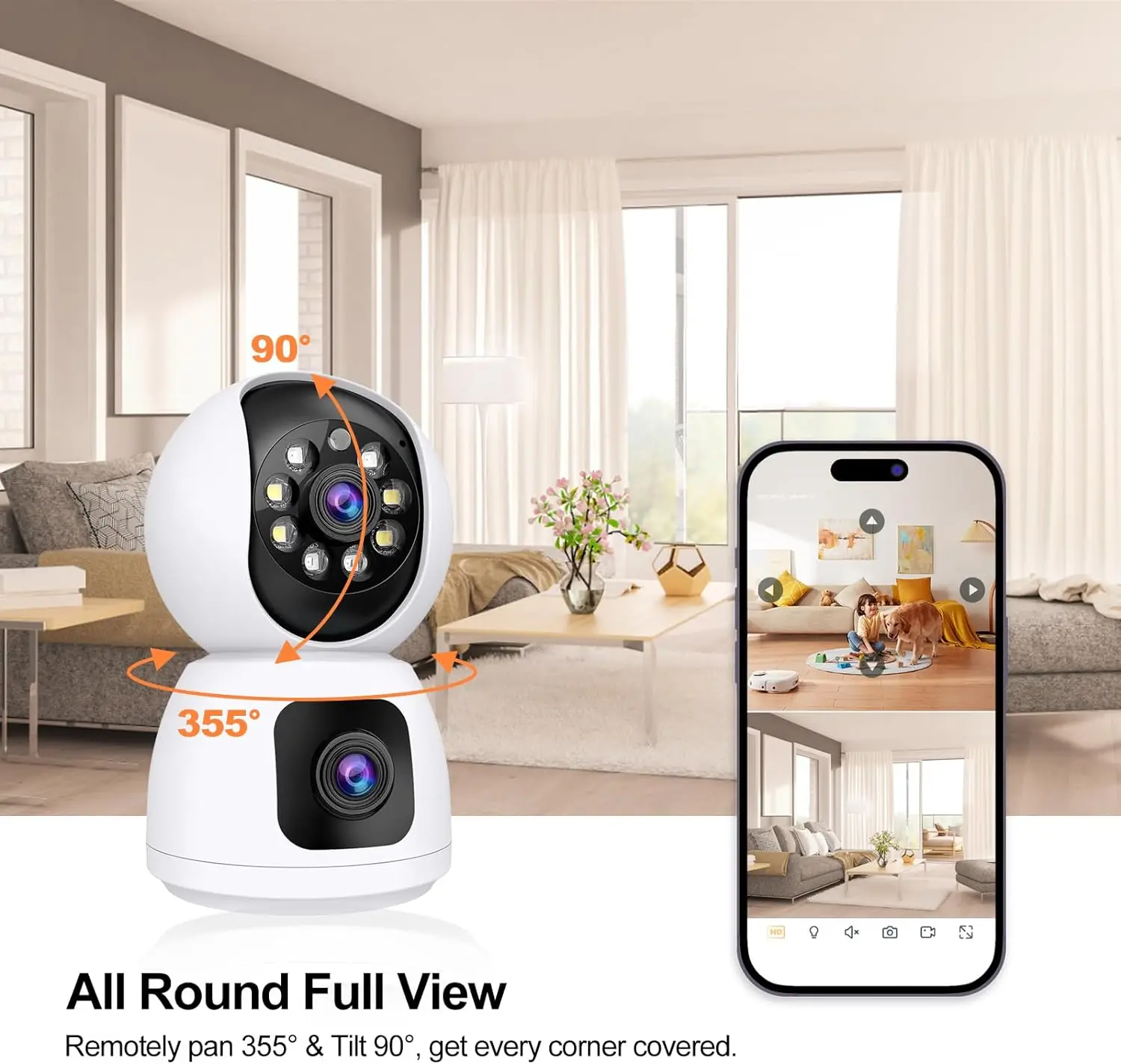 Tuya 4K 8MP HD WiFi caméra int - Smart Home Cctv Camera avis et prix