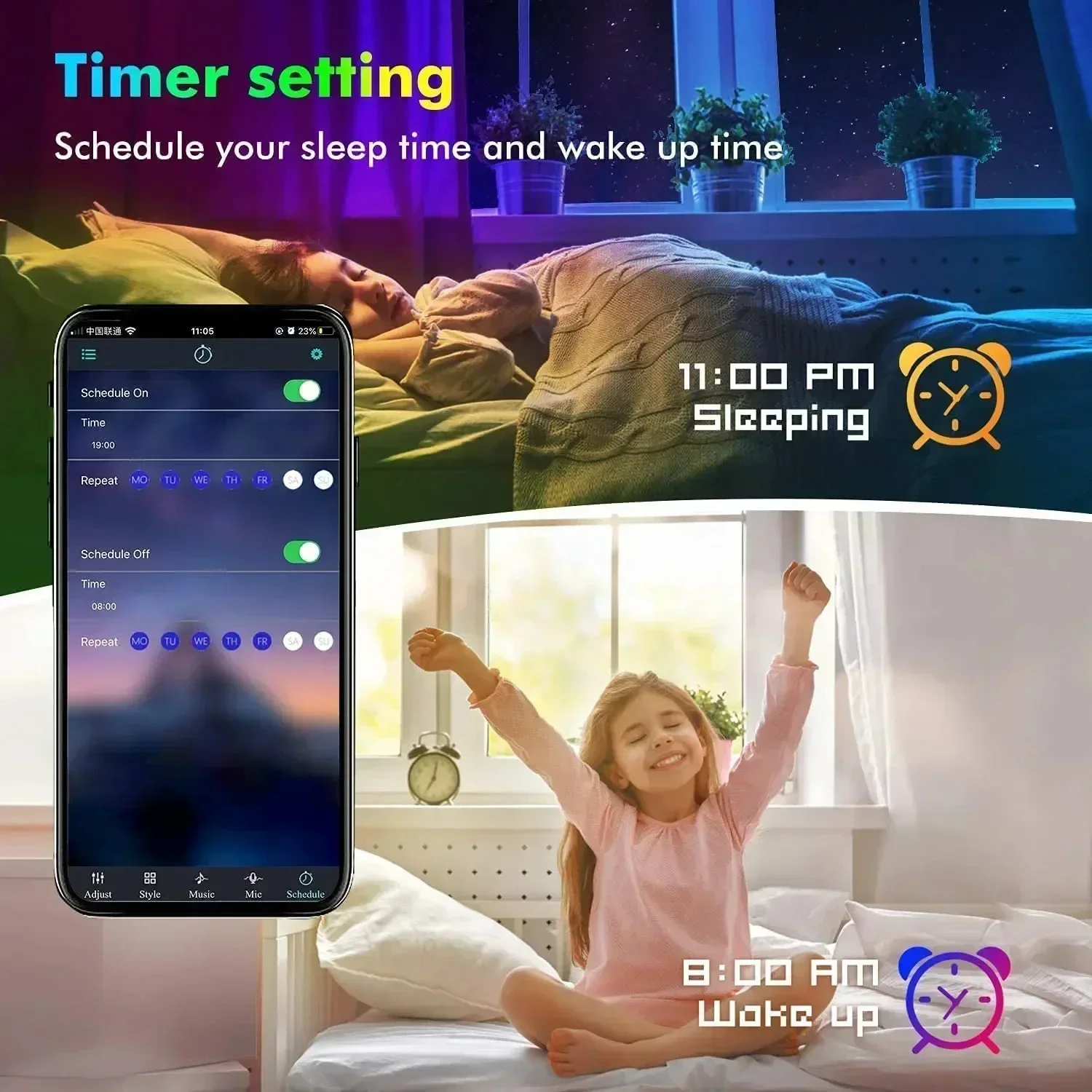 Bande lumineuse LED RGB intell - Smart Bulb avis et prix