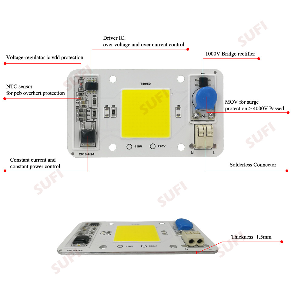 Smart IC-Ampoule LED, 20W, 30W - Smart Bulb avis et prix