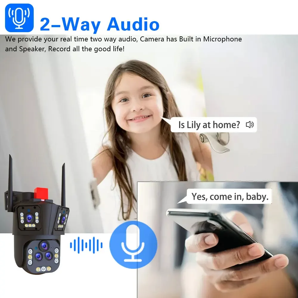 Ultra 20MP 10K WIFI PTZ contrô - Smart Home Cctv Camera avis et prix