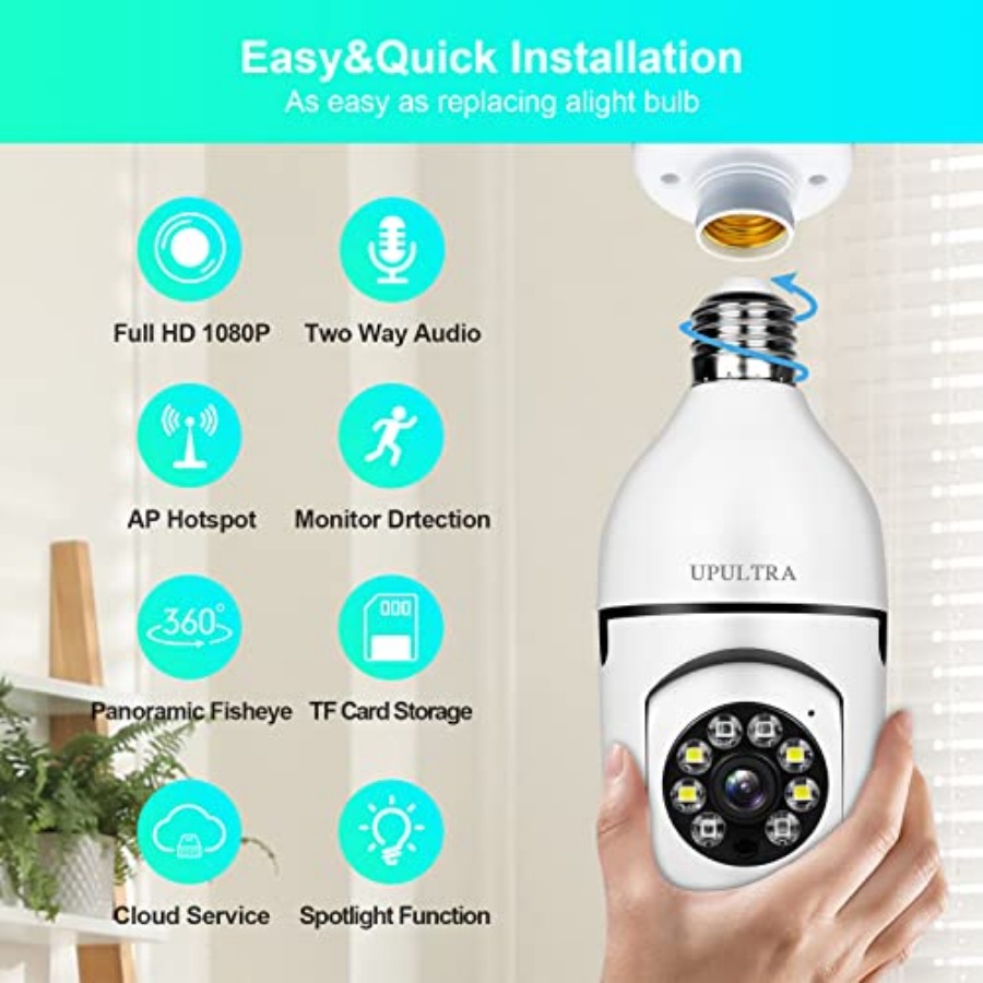 Caméra de sécurité sans fil Wi - Smart Bulb avis et prix
