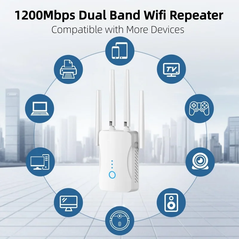 Répéteur WiFi double bande 120 - Smart Home Network avis et prix