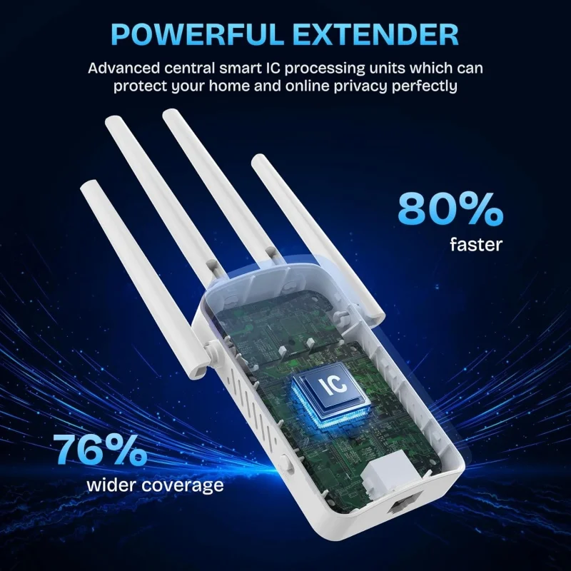 Répéteur WiFi double bande 120 - Smart Home Network avis et prix