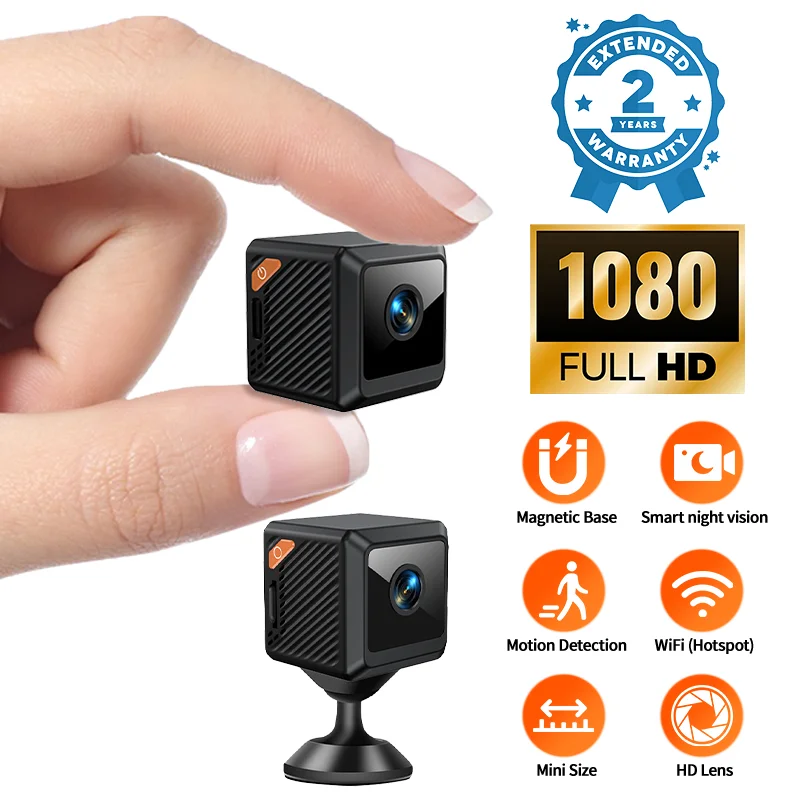 W02 1080P mini protection de s - Smart Home Cctv Camera avis et prix