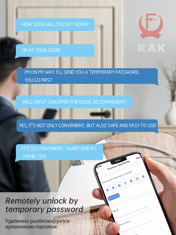 KAK serrure de porte intellige - Smart Home Registration avis et prix