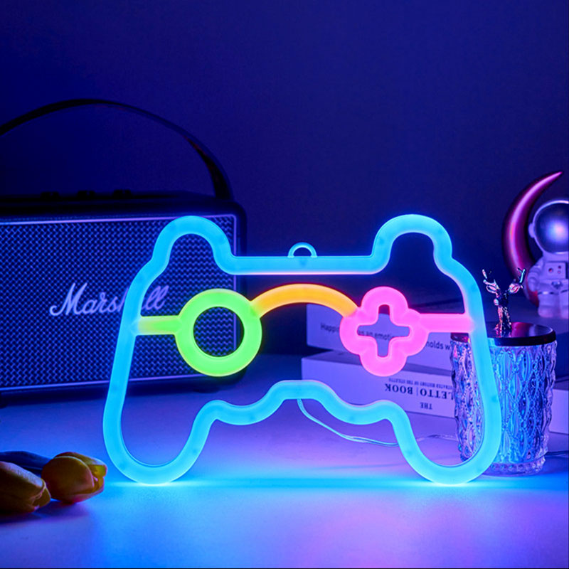 Enseigne au néon Gamer, contrô - Smart Home Poster avis et prix