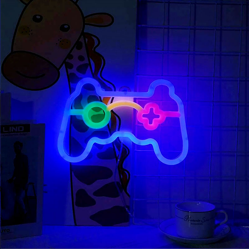Enseigne au néon Gamer, contrô - Smart Home Poster avis et prix