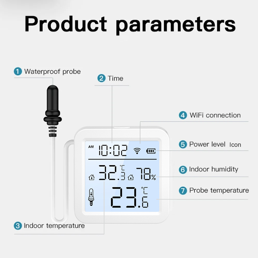 Capteur d'humidité et de tempé - Smart Home For Living avis et prix